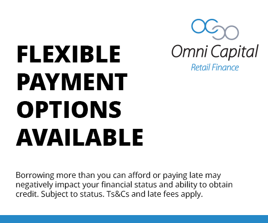 Flexible payment options available